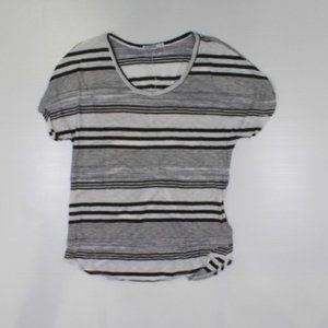Anthropologie Stateside Gathered Back Tee L EUC
